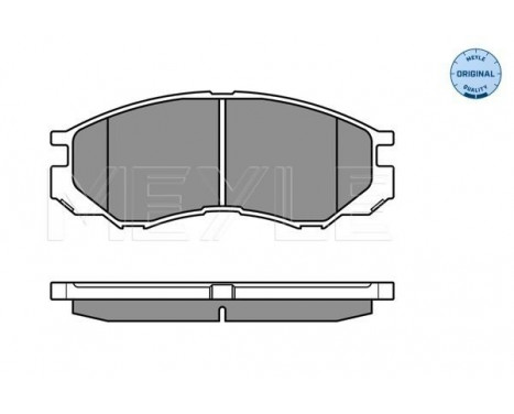 Brake Pad Set, disc brake MEYLE-ORIGINAL Quality 025 232 9015/W