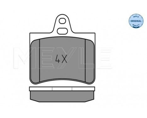 Brake Pad Set, disc brake MEYLE-ORIGINAL Quality 025 233 0515