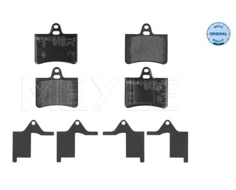 Brake Pad Set, disc brake MEYLE-ORIGINAL Quality 025 233 0515, Image 2