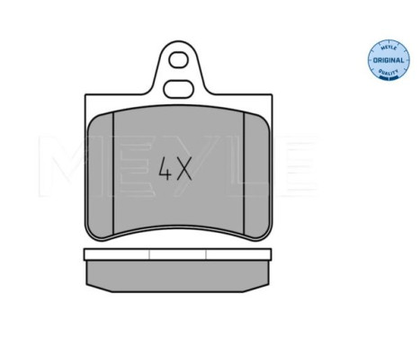 Brake Pad Set, disc brake MEYLE-ORIGINAL Quality 025 233 0515, Image 2