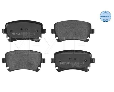 Brake Pad Set, disc brake MEYLE-ORIGINAL Quality 025 233 2617, Image 2