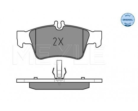 Brake Pad Set, disc brake MEYLE-ORIGINAL Quality 025 233 3416