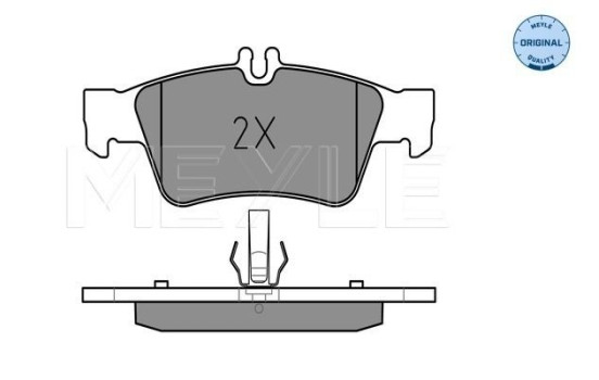 Brake Pad Set, disc brake MEYLE-ORIGINAL Quality 025 233 3416
