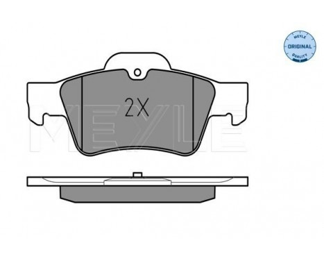 Brake Pad Set, disc brake MEYLE-ORIGINAL Quality 025 233 3416, Image 2