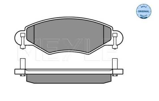 Brake Pad Set, disc brake MEYLE-ORIGINAL Quality 025 233 4017/W