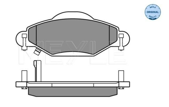 Brake Pad Set, disc brake MEYLE-ORIGINAL Quality 025 233 4017/W, Image 2