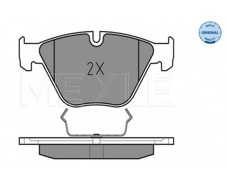 Brake Pad Set, disc brake MEYLE-ORIGINAL Quality 025 233 4720, Image 2