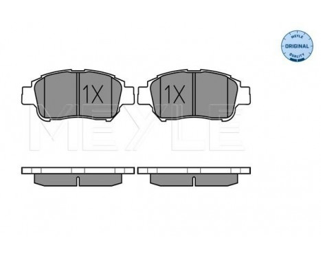 Brake Pad Set, disc brake MEYLE-ORIGINAL Quality 025 233 4816/W, Image 2