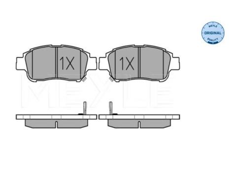 Brake Pad Set, disc brake MEYLE-ORIGINAL Quality 025 233 4816/W, Image 2
