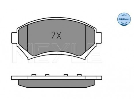 Brake Pad Set, disc brake MEYLE-ORIGINAL Quality 025 233 5818/W, Image 2