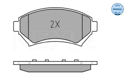 Brake Pad Set, disc brake MEYLE-ORIGINAL Quality 025 233 5818/W, Image 3