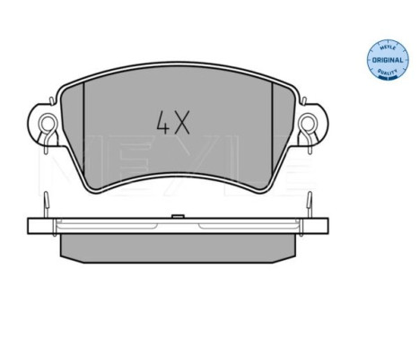 Brake Pad Set, disc brake MEYLE-ORIGINAL Quality 025 233 9617, Image 2