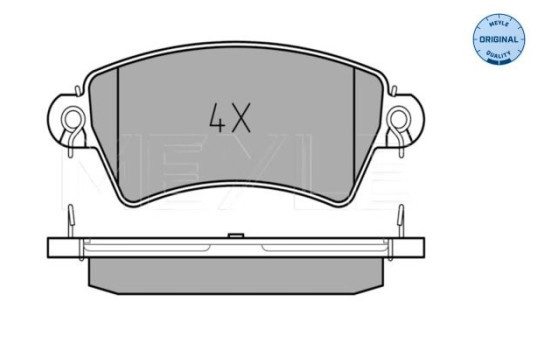 Brake Pad Set, disc brake MEYLE-ORIGINAL Quality 025 233 9617, Image 2