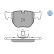 Brake Pad Set, disc brake MEYLE-ORIGINAL Quality 025 233 9719