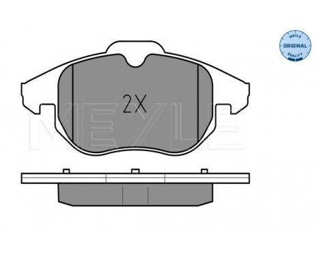 Brake Pad Set, disc brake MEYLE-ORIGINAL Quality 025 234 0220, Image 2