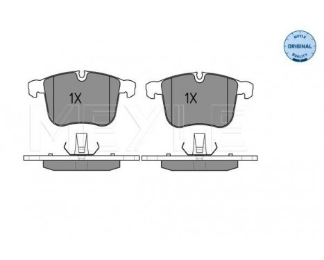 Brake Pad Set, disc brake MEYLE-ORIGINAL Quality 025 234 0419