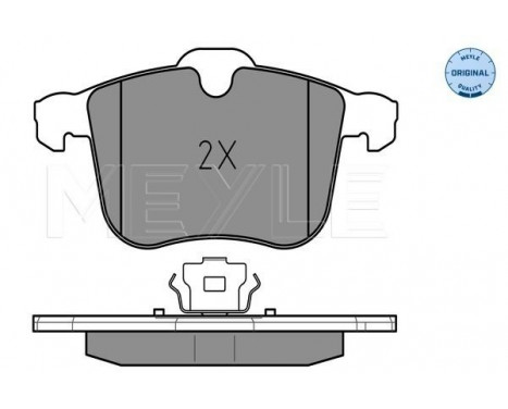 Brake Pad Set, disc brake MEYLE-ORIGINAL Quality 025 234 0419, Image 2