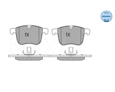 Brake Pad Set, disc brake MEYLE-ORIGINAL Quality 025 234 0419, Image 2
