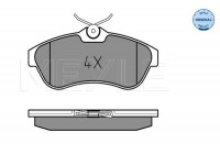 Brake Pad Set, disc brake MEYLE-ORIGINAL Quality 025 234 0919