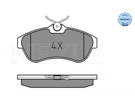 Brake Pad Set, disc brake MEYLE-ORIGINAL Quality 025 234 0919