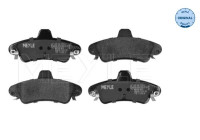 Brake Pad Set, disc brake MEYLE-ORIGINAL Quality 025 234 1015/A