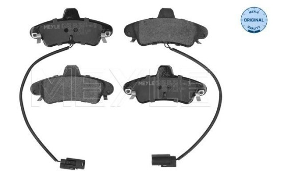 Brake Pad Set, disc brake MEYLE-ORIGINAL Quality 025 234 1015/B