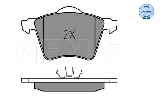Brake Pad Set, disc brake MEYLE-ORIGINAL Quality 025 234 1819/W, Image 2