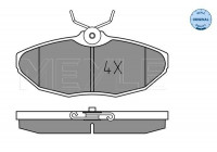 Brake Pad Set, disc brake MEYLE-ORIGINAL Quality 025 234 2417