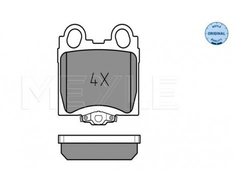 Brake Pad Set, disc brake MEYLE-ORIGINAL Quality 025 234 2915/W