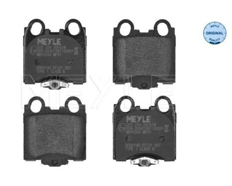 Brake Pad Set, disc brake MEYLE-ORIGINAL Quality 025 234 2915/W, Image 2