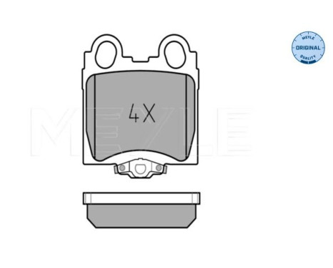 Brake Pad Set, disc brake MEYLE-ORIGINAL Quality 025 234 2915/W, Image 2