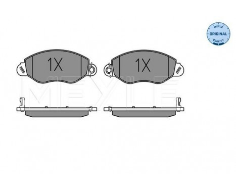 Brake Pad Set, disc brake MEYLE-ORIGINAL Quality 025 234 3418/W