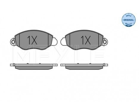 Brake Pad Set, disc brake MEYLE-ORIGINAL Quality 025 234 3418/W, Image 2