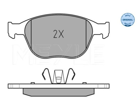Brake Pad Set, disc brake MEYLE-ORIGINAL Quality 025 234 4017, Image 2
