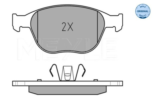 Brake Pad Set, disc brake MEYLE-ORIGINAL Quality 025 234 4017, Image 2