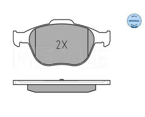 Brake Pad Set, disc brake MEYLE-ORIGINAL Quality 025 234 4017, Image 3