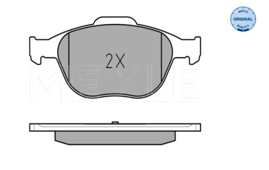 Brake Pad Set, disc brake MEYLE-ORIGINAL Quality 025 234 4017, Image 3