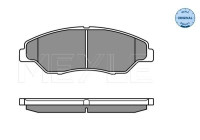 Brake Pad Set, disc brake MEYLE-ORIGINAL Quality 025 234 4215/W