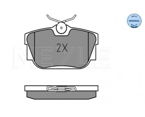 Brake Pad Set, disc brake MEYLE-ORIGINAL Quality 025 234 4616/W, Image 2