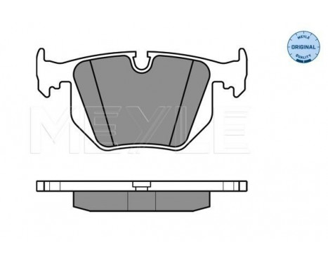 Brake Pad Set, disc brake MEYLE-ORIGINAL Quality 025 234 4717