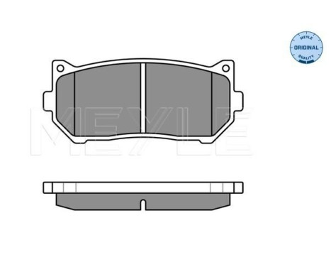 Brake Pad Set, disc brake MEYLE-ORIGINAL Quality 025 234 5513/W