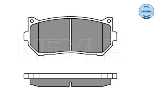 Brake Pad Set, disc brake MEYLE-ORIGINAL Quality 025 234 5513/W