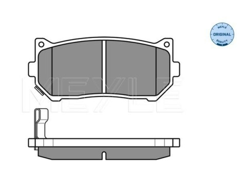 Brake Pad Set, disc brake MEYLE-ORIGINAL Quality 025 234 5513/W, Image 2