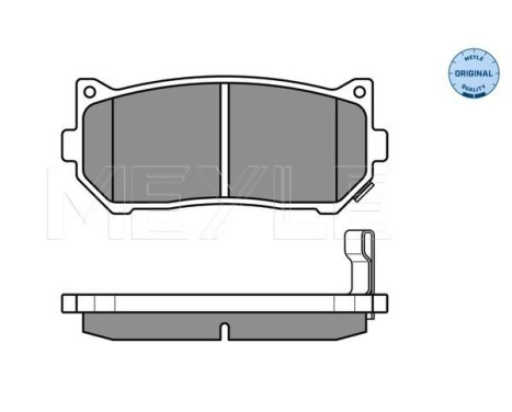 Brake Pad Set, disc brake MEYLE-ORIGINAL Quality 025 234 5513/W, Image 3