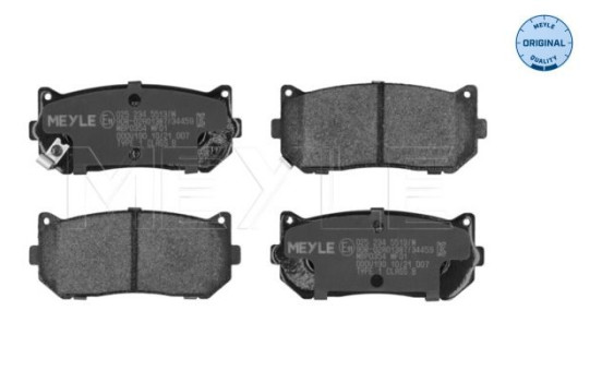 Brake Pad Set, disc brake MEYLE-ORIGINAL Quality 025 234 5513/W, Image 4