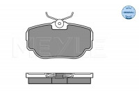 Brake Pad Set, disc brake MEYLE-ORIGINAL Quality 025 234 5816
