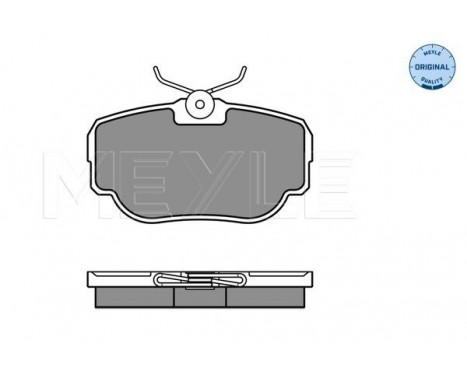 Brake Pad Set, disc brake MEYLE-ORIGINAL Quality 025 234 5816