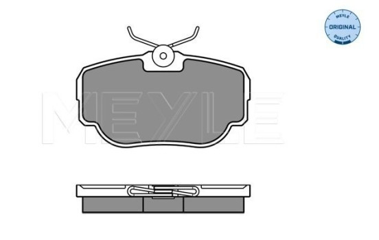 Brake Pad Set, disc brake MEYLE-ORIGINAL Quality 025 234 5816