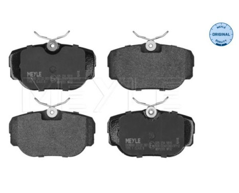 Brake Pad Set, disc brake MEYLE-ORIGINAL Quality 025 234 5816, Image 2