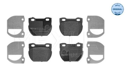 Brake Pad Set, disc brake MEYLE-ORIGINAL Quality 025 234 7118, Image 2